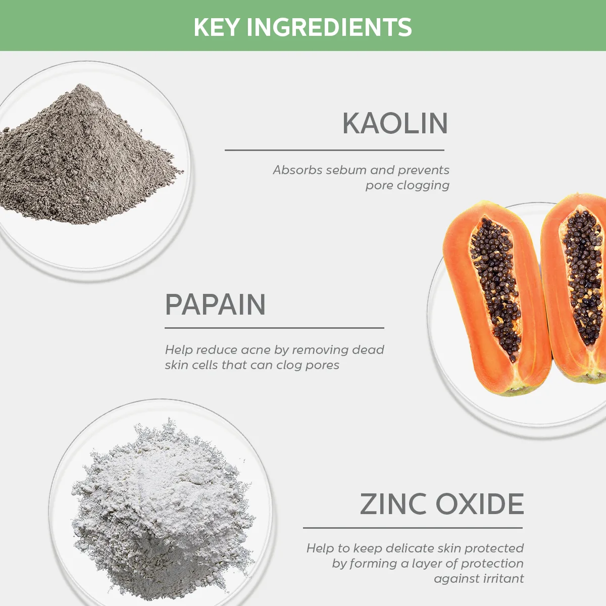 EF304 Papaya Enzyme Cleansing Powder - Image 2