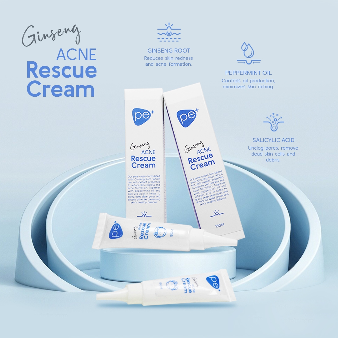 PE+ Ginseng Acne Rescue Cream - Image 4