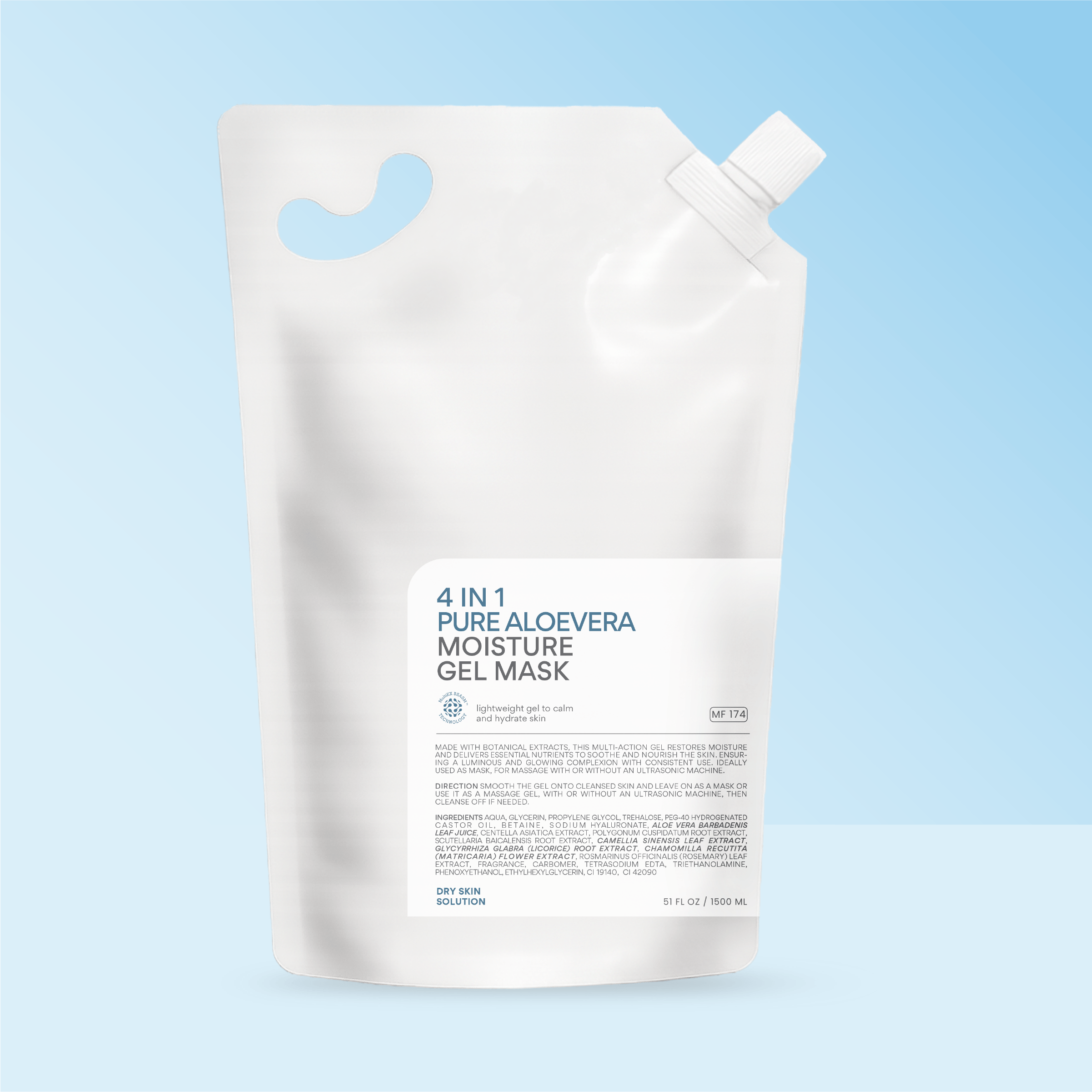MF174_4 In 1 Pure AloeVera Moisture Gel Mask_1500ml_Salon-01