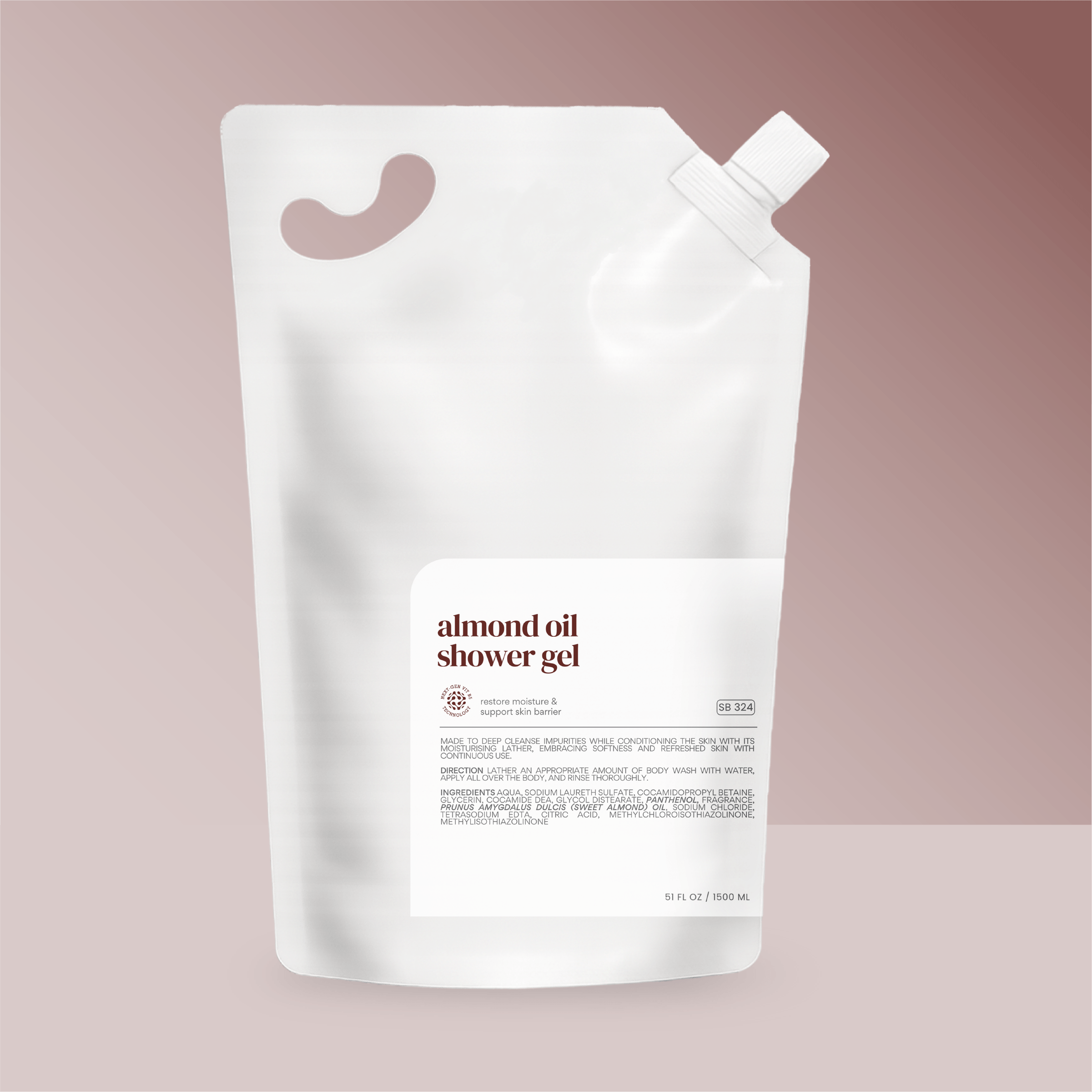SB324_Almond Oil Shower Gel_1500ml x 2_Salon-02